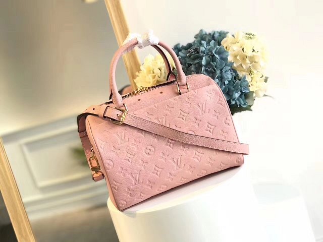 Louis vuitton original monogram empreinte speedy 25 M42401 pink