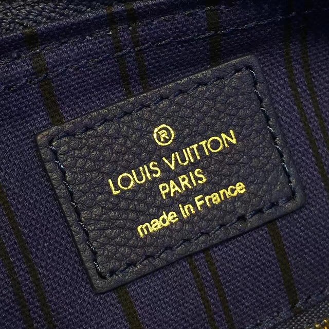 Louis vuitton original monogram empreinte speedy 30 M42406 blue