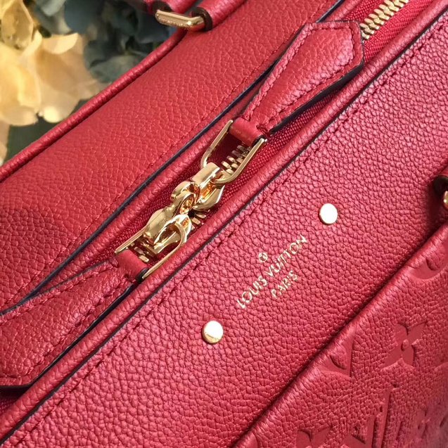 Louis vuitton original monogram empreinte speedy 30 M42406 red