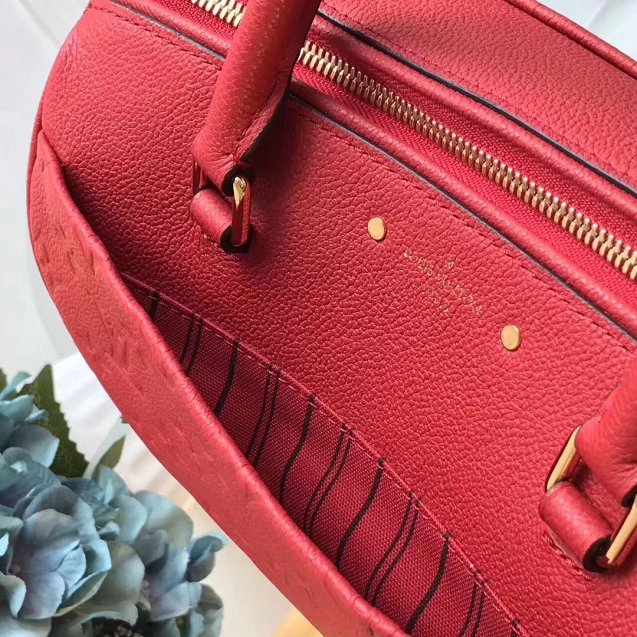 Louis vuitton original monogram empreinte speedy 30 M42406 red