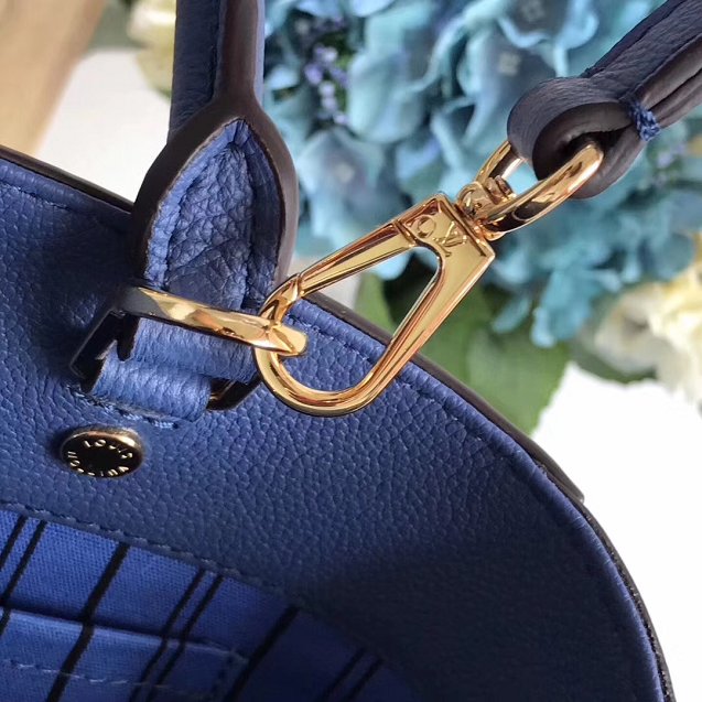 Louis vuitton original monogram empreinte montaigne BB M41053 blue