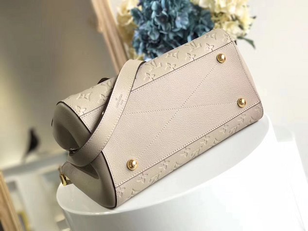 Louis vuitton original monogram empreinte montaigne BB M41053 gray