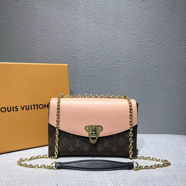 2018 louis vuitton original monogram saint placide M44274 pink