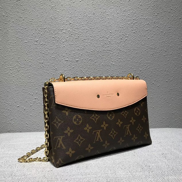 2018 louis vuitton original monogram saint placide M44274 pink