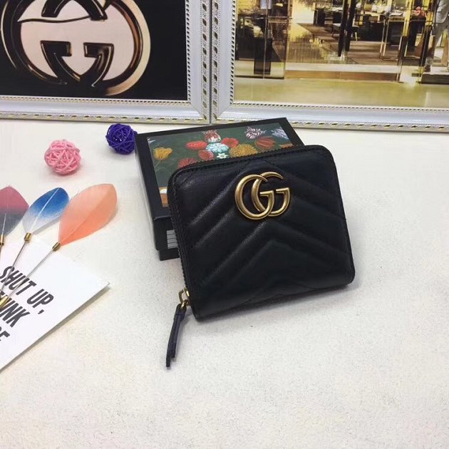 GG top quality marmont wallet 460188 black