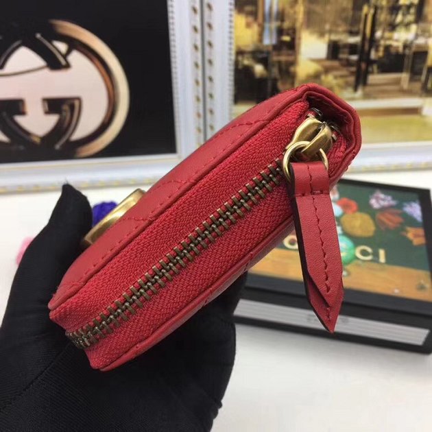 GG top quality marmont wallet 460188 red