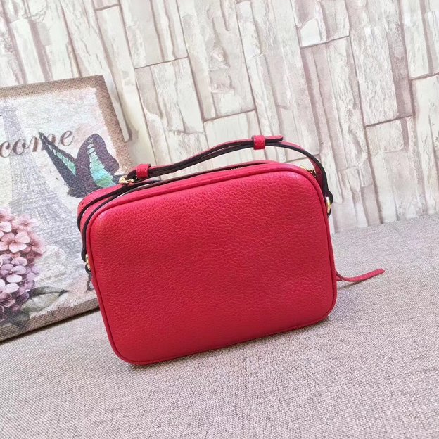 GG original calfskin leather shoulder bag 308364 red