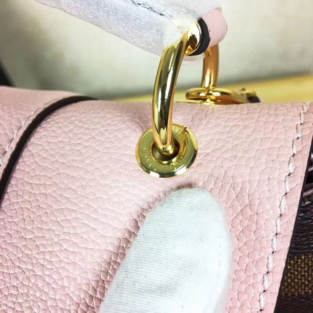 2018 louis vuitton original damier ebene clapton backpack N42262 pink