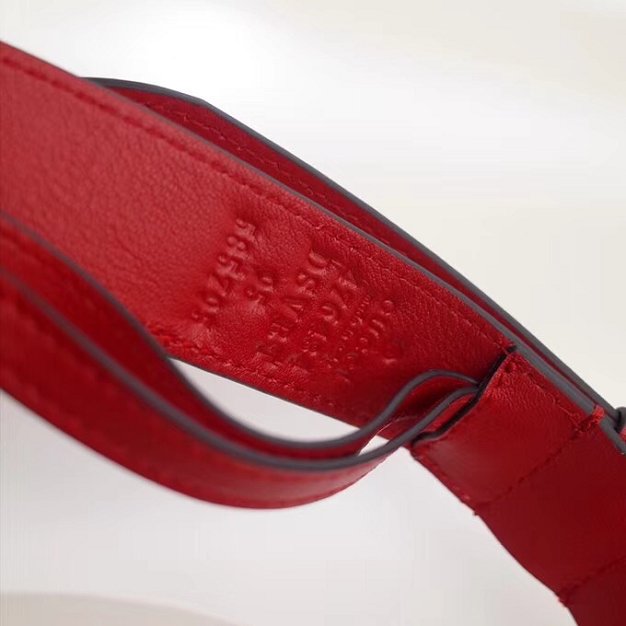2018 GG Marmont matelasse leather belt bag 476434 red