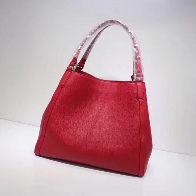 GG original calfskin hobo bag 282309 red