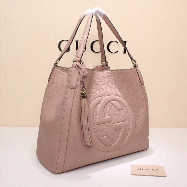 GG original calfskin hobo bag 282309 apricot