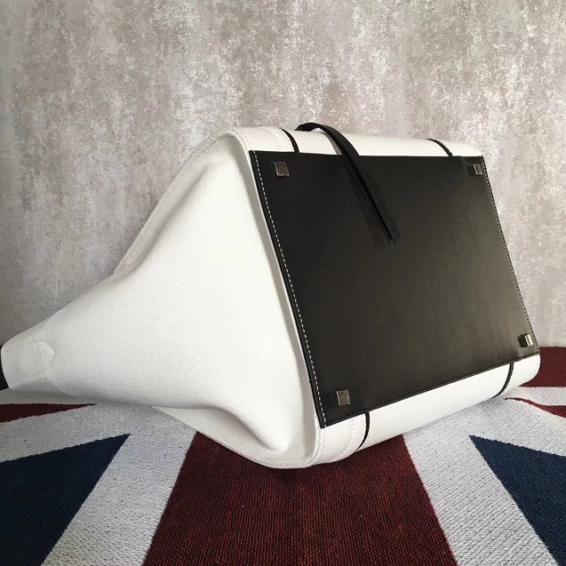 2018 celine original cabas luggage phantom bag 9908 white