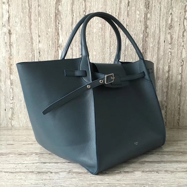 2018 celine original bare calfskin medium big bag 55426 steel blue