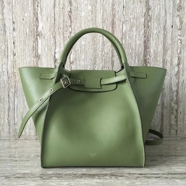 2018 celine original bare calfskin small big bag 55426 green