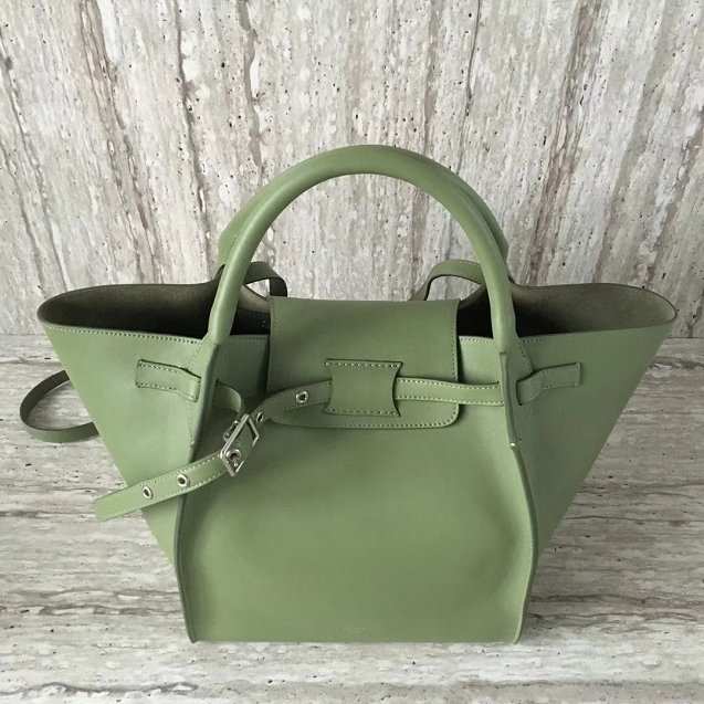 2018 celine original bare calfskin small big bag 55426 green