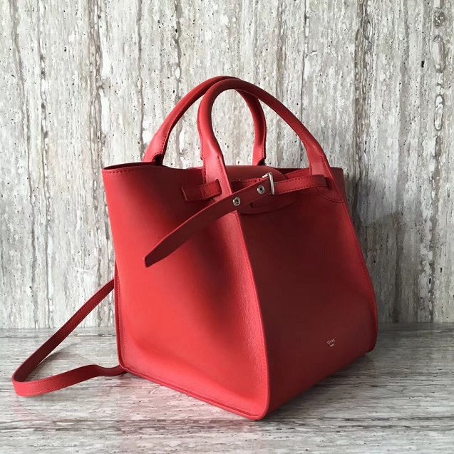 2018 celine original bare calfskin small big bag 55426 red