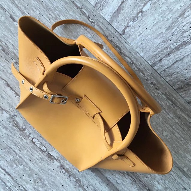 2018 celine original bare calfskin small big bag 55426 yellow