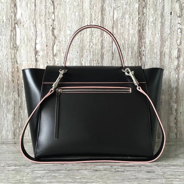 Celine original smooth calfskin micro belt bag 189153 black