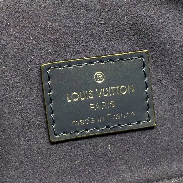 Louis vuitton original epi leather dandy briefcase M54405 navy blue