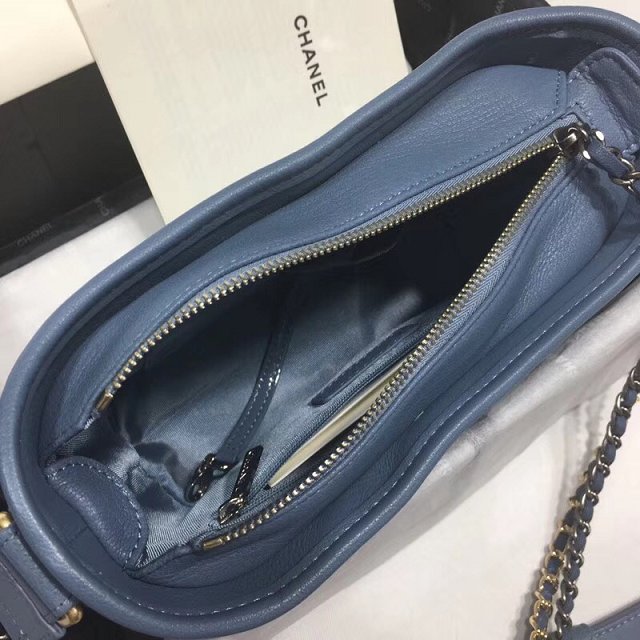 CC original aged calfskin gabrielle small hobo bag A91810 royal blue