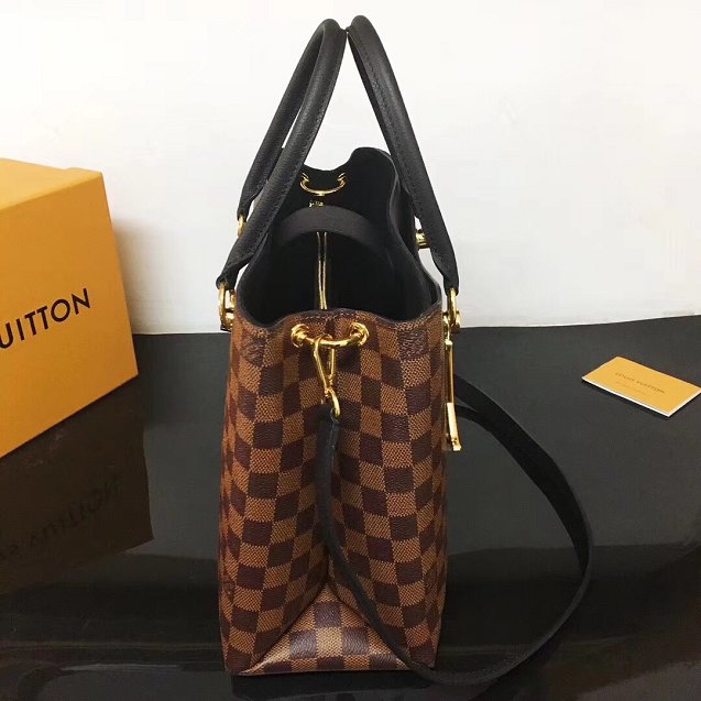 2019 louis vuitton original damier riverside tote bag n40050 black 