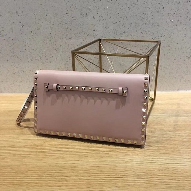 Valentino original calfskin rockstud clutch 0399 nude