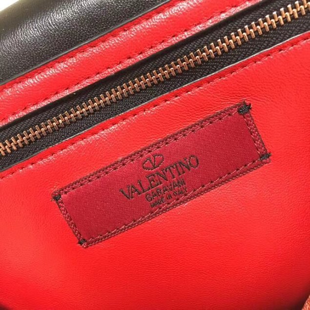 Valentino original lambskin rockstud large chain bag 0121 gold
