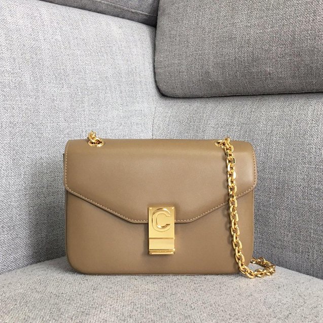 2019 Celine original smooth calfskin medium C bag 187253 apricot