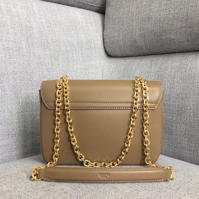 2019 Celine original smooth calfskin medium C bag 187253 apricot