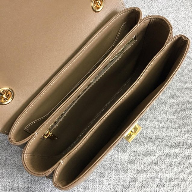 2019 Celine original smooth calfskin medium C bag 187253 apricot