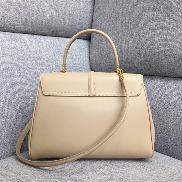 celine original smooth calfskin medium 16 bag 187373 nude