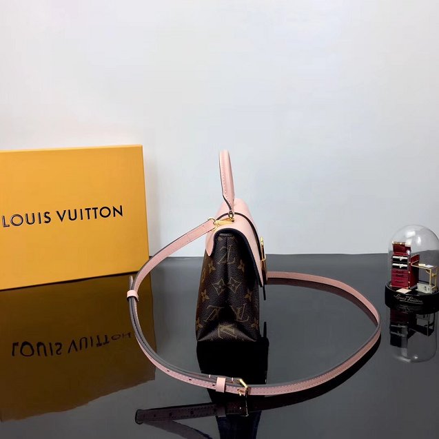 Louis vuitton original calfskin&monogram locky bb M44080 pink