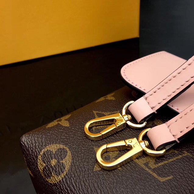 Louis vuitton original calfskin&monogram locky bb M44080 pink