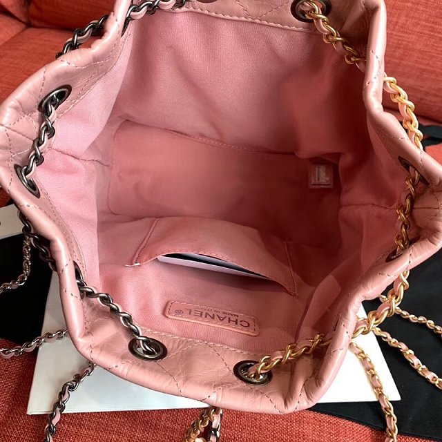 CC original aged calfskin gabrielle backpack A94485 pink