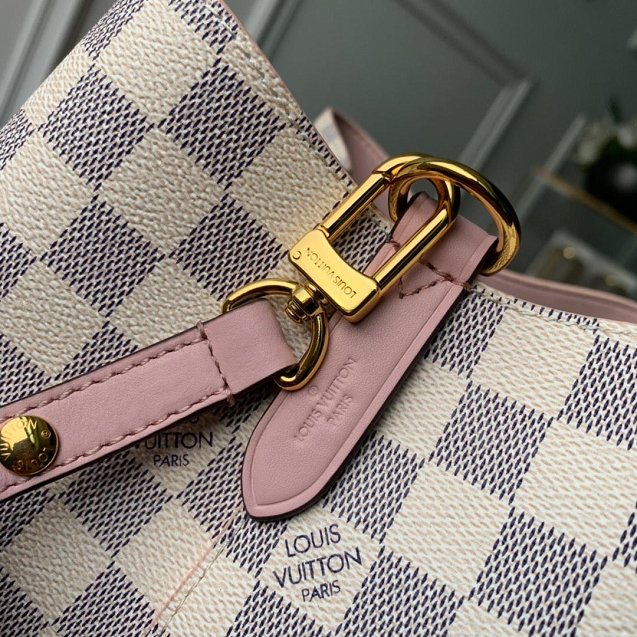 2018 louis vuitton original damier azur neonoe bag n43569 pink