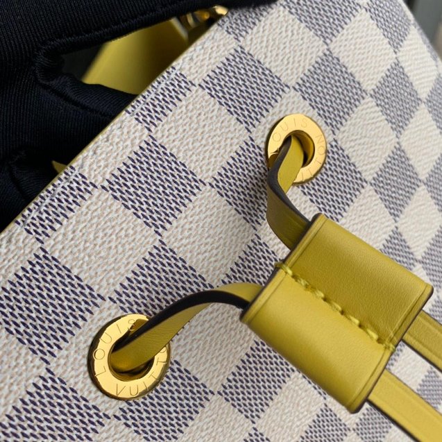 2018 louis vuitton original damier azur neonoe bag n43569 yellow