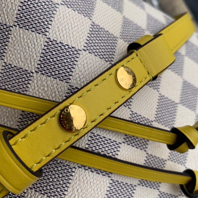 2018 louis vuitton original damier azur neonoe bag n43569 yellow