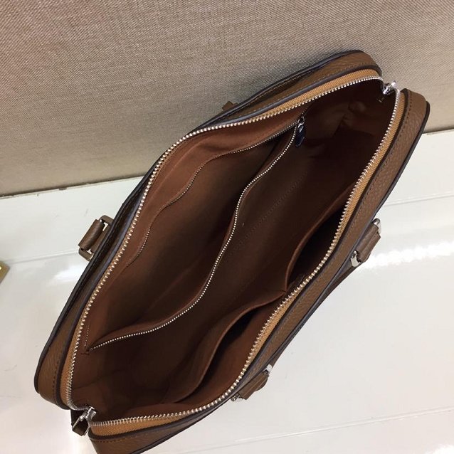 Louis vuitton original calfskin armand briefcase pm m53489 dark coffee