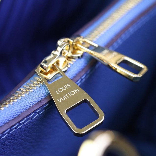 Louis vuitton original monogram empreinte montaigne BB M41053 blue