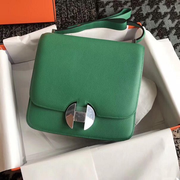 Hermes original evercolor calfskin 2002 bag H075133 green