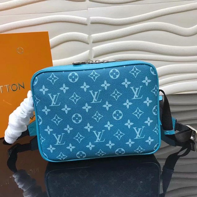 Louis vuitton original monogram outdoor messenger bag M30239 blue