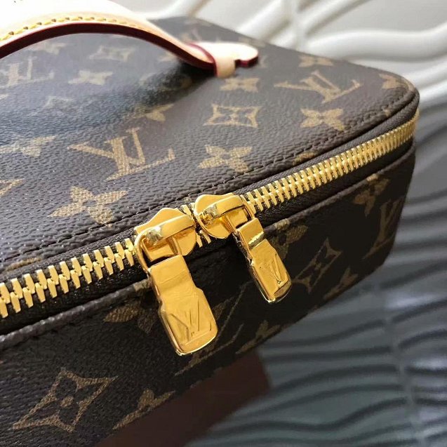 2019 louis vuitton original monogram nice jewellery case M43449 beige