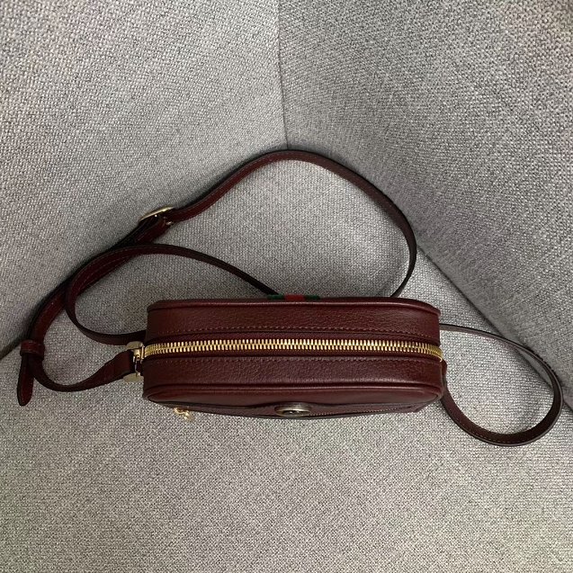 2019 GG original calfskin ophidia mini bag 517350 bordeaux