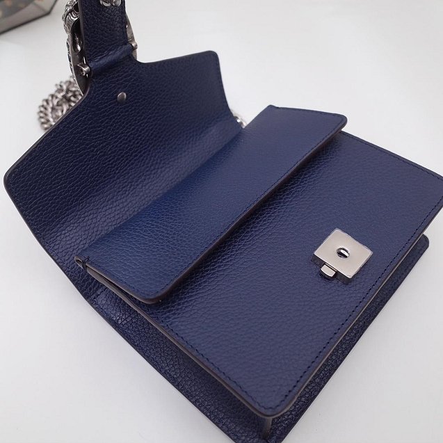 GG original leather dionysus mini shoulder bag 421970 royal blue