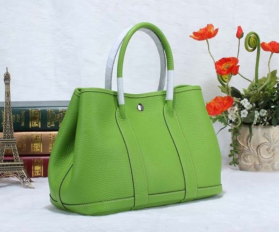 Hermes calfskin large garden party 36 bag G360 green