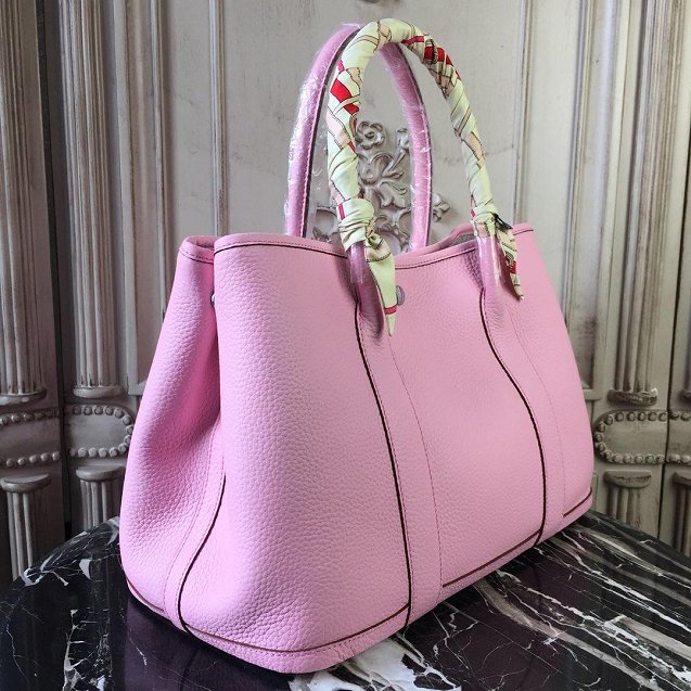 Hermes calfskin large garden party 36 bag G360 pink