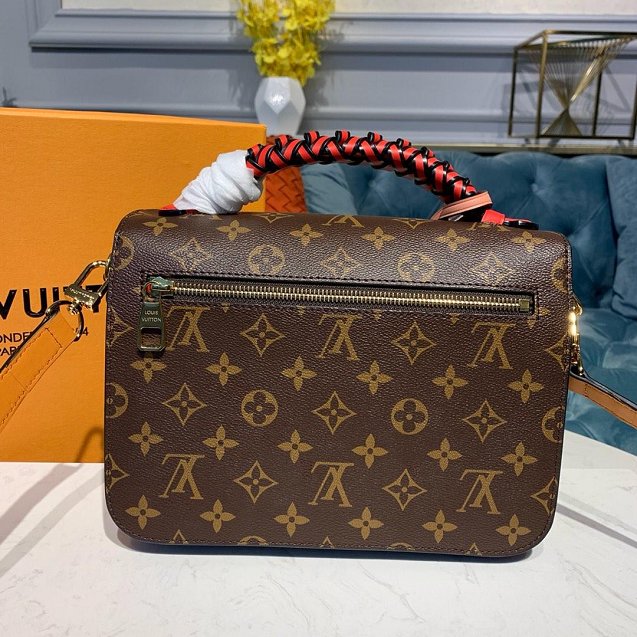 2020 louis vuitton original monogram metis pochette M43984 red