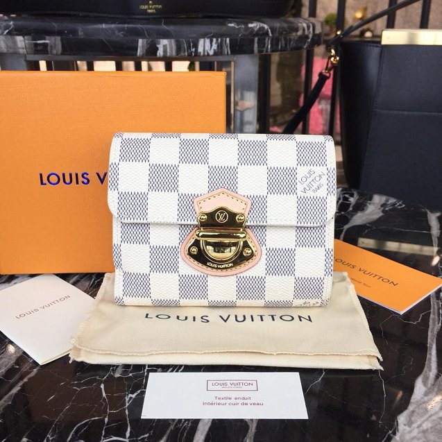 Louis vuitton damier azur victorine wallet N60030 