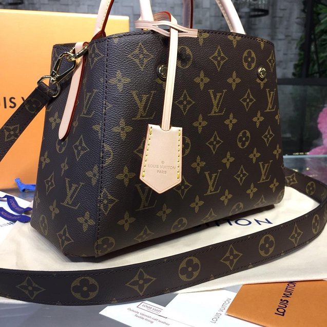 Louis vuitton original handmade monogram canvas montaigne BB M41055