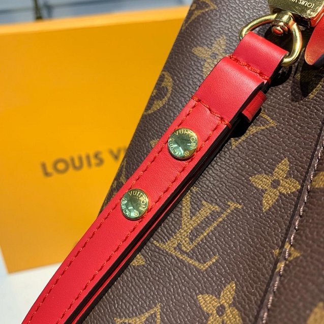 Louis vuitton original handmade monogram canvas neonoe bag M44021 red